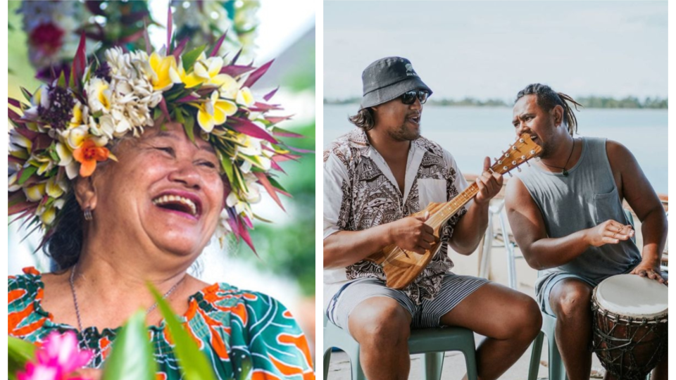 Obyvatelia Cookových ostrovov.
