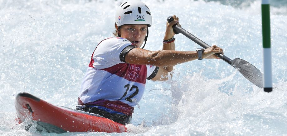 Na snímke slovenská reprezentantka vo vodnom slalome Monika Škáchová.