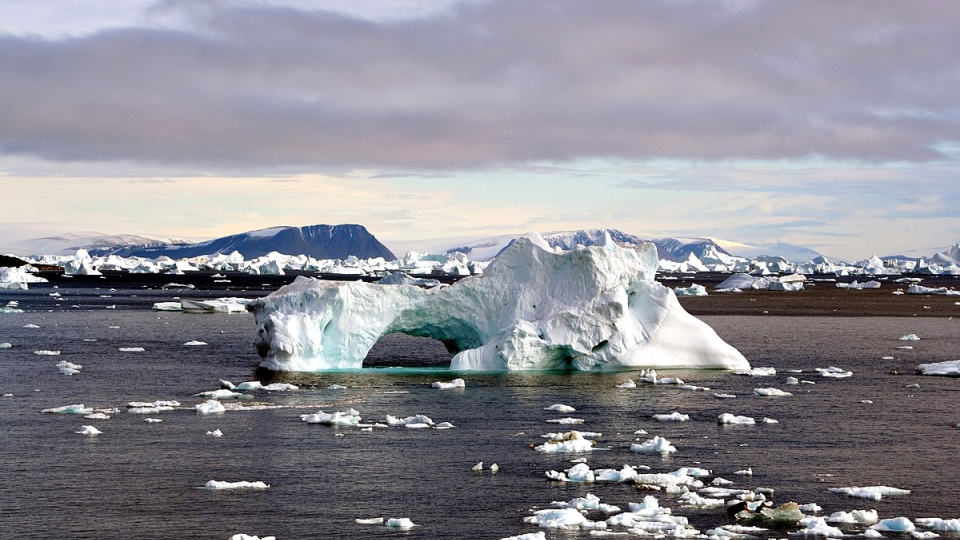 Ľadovec v Grónsku 