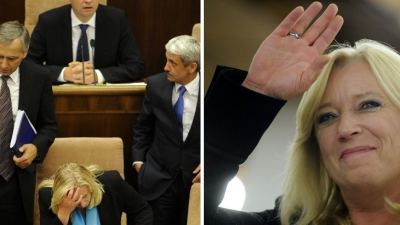 FOTO: Ja vás prosím, dôverujte nám, žiadala Radičová pred hlasovaním. Takto pred 10 rokmi padla jej vláda