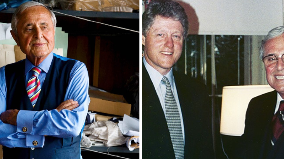 Martin Greenfield a Bill Clinton.