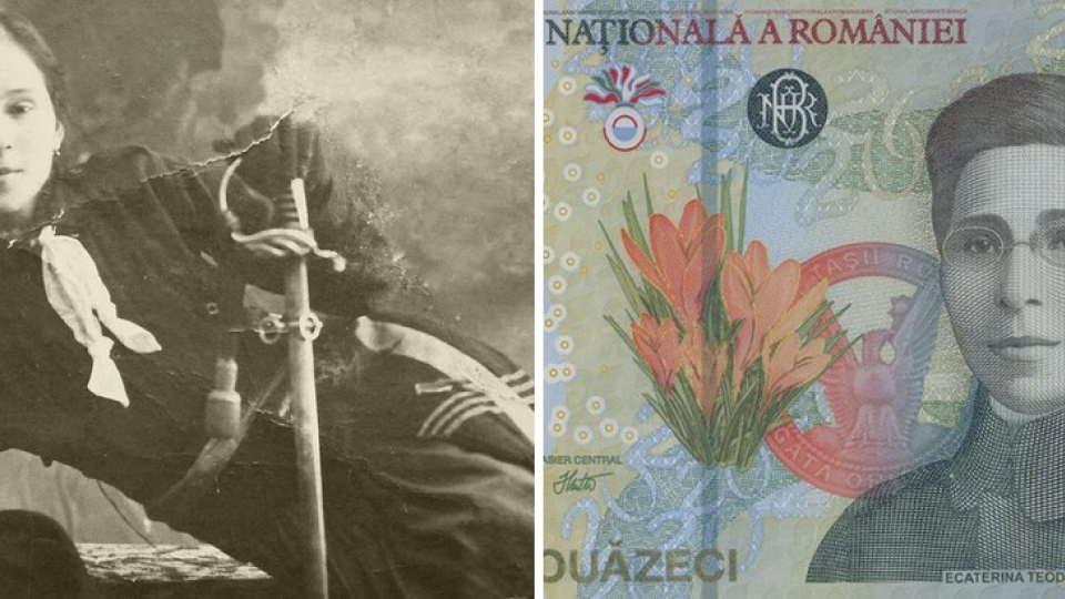 Ecaterina Teodoroiová a jej podobizeň na novej bankovke
