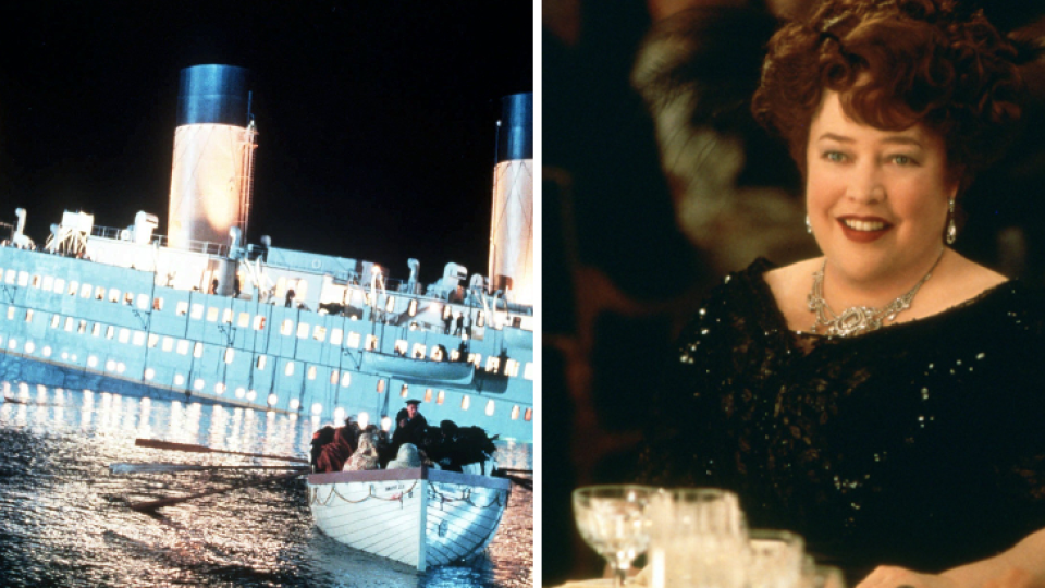 Molly Brownová vo filme Titanic