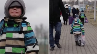 VIDEO: Z vojnovej Ukrajiny prišiel ďalší osamelý chlapec. Plakal a vzlykal, mal pri sebe len igelitku