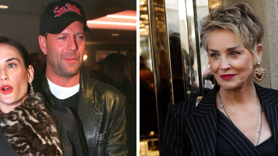 Bruce Willis a Demi Moore  / Sharon Stone