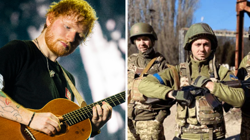 Ed Sheeran / Ukrajinská skupina Antytila sa pridala k obrane k Ukrajiny
