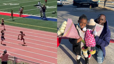 VIDEO: Sedemročné dievčatko vyhralo preteky, aj keď stratilo topánku. Vytrvalosti ju naučil slávny otecko