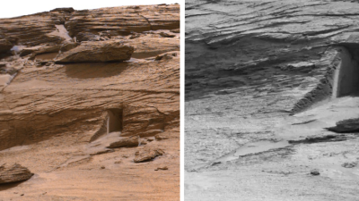Kto vytvoril bránu na Marse? Fotografia vyvolala divoké diskusie, vedci majú jednoznačný názor