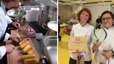 Martina a Gabriela sú kuchárky v školskej jedálni, ich polievka teraz triumfovala v medzinárodnej súťaži