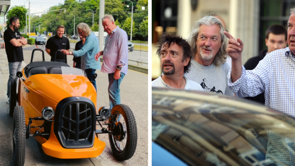 Richard Hammond, Jeremy Clarkson a James May so zakladateľmi slovenskej automobilky Patak Motors.