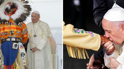 Prosím o odpustenie, kajal sa pápež pred indiánskymi náčelníkmi. Cirkev sa podieľala na hrozných veciach
