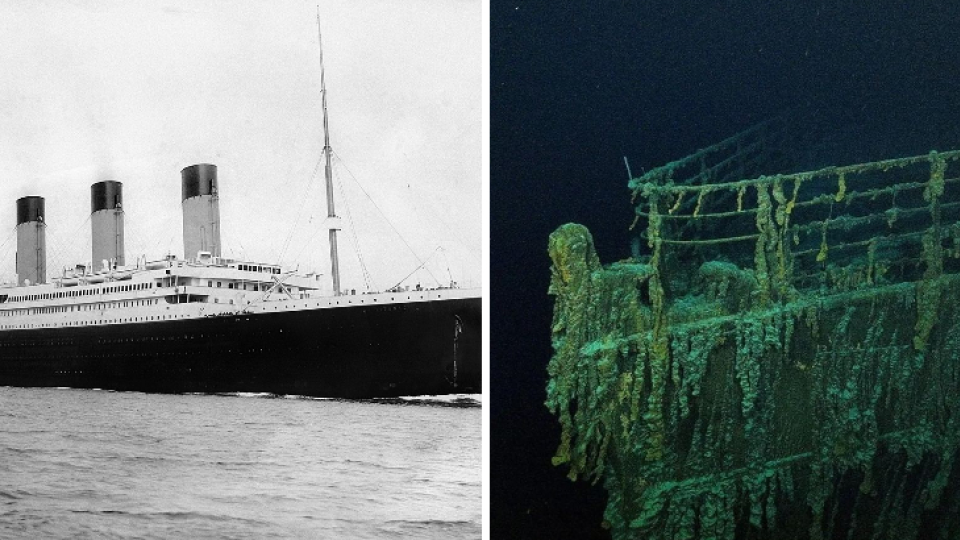 Titanic v roku 2012 a 2022