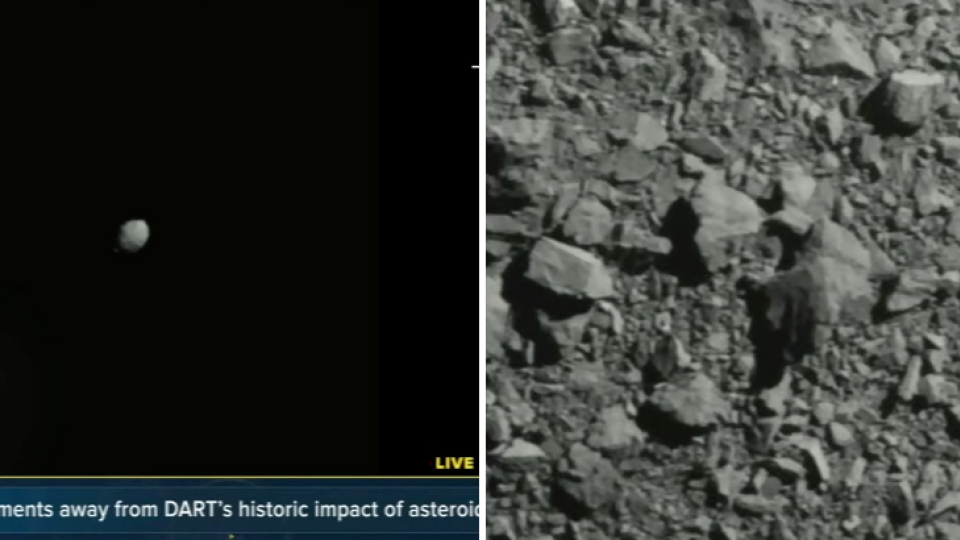 Sonda NASA v noci na utorok 27. septembra 2022 úspešne absolvovala zrážku s asteroidom Dimorphos.