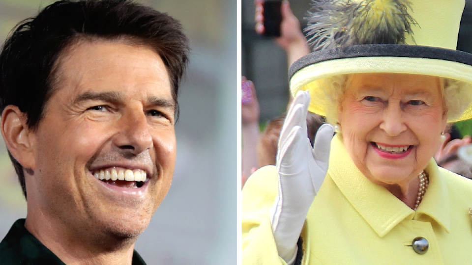 Tom Cruise / Kráľovná Alžbeta II.