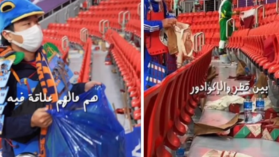 VIDEO: Japonskí fanúšikovia šokovali futbalový svet, po zápase upratali štadión: My po sebe bordel nenecháme