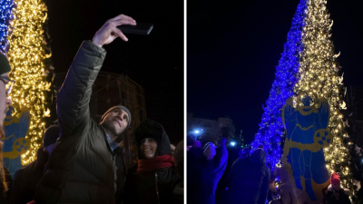 FOTO: Takto vyzerá vianočný stromček neporaziteľnosti. Deťom na Ukrajine chce uchrániť normálny život