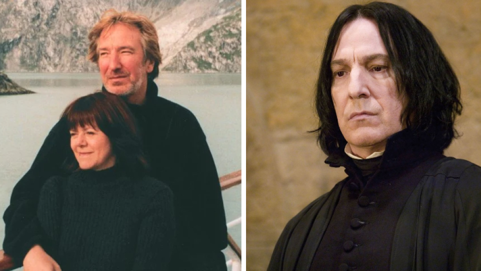 Alan Rickman s manželkou Rimou / Severus Snape