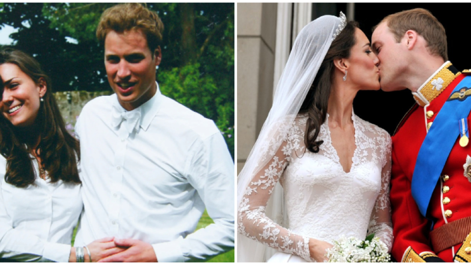 Kate Middleton a William