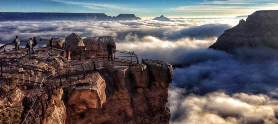 Toto vám vyrazí dych: Vzácny fenomén počasia naplnil Grand Canyon oblakmi