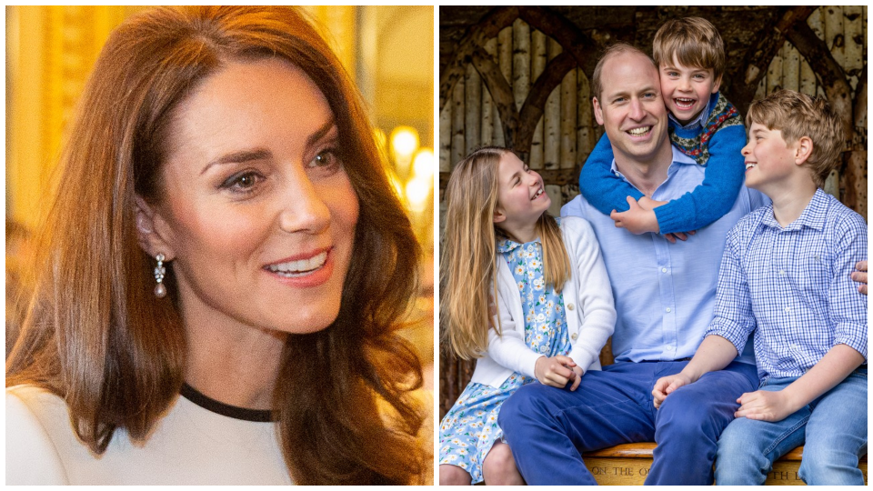 Princezná Kate a princ William s deťmi.