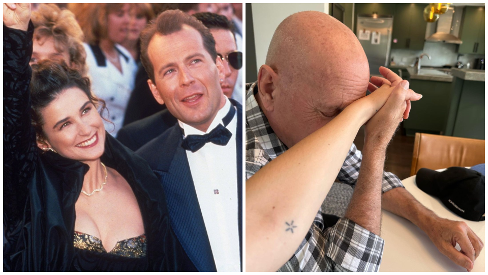 Bruce Willis a Demi Moore / Bruce Willis s dcérou