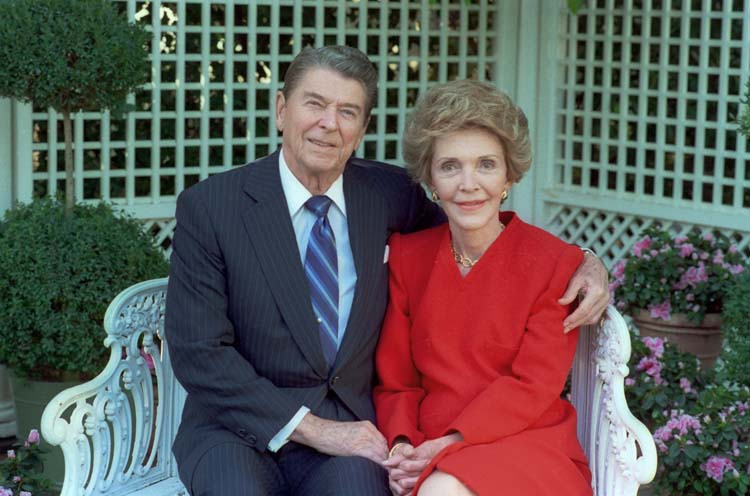 Ronald a Nancy Reaganovci