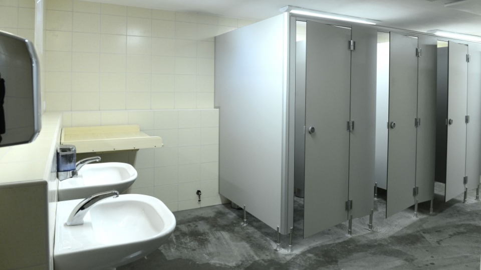Na ilustračnej fotografii verejé toalety pod hradom Devín 19. marca 2014 v Bratislave. 