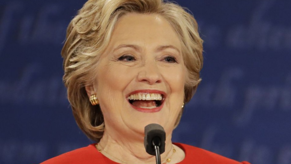 Na snímke niekdajšia prvá dáma Hillary Clintonová, ktorá sa za demokratov uchádza o prezidentské kreslo USA.