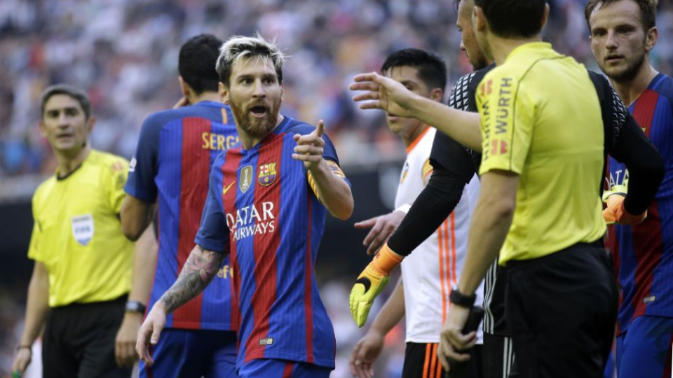 Futbalista FC Barcelona Lionel Messi.