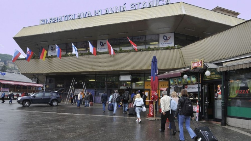 Hlavná stanica v Bratislave.