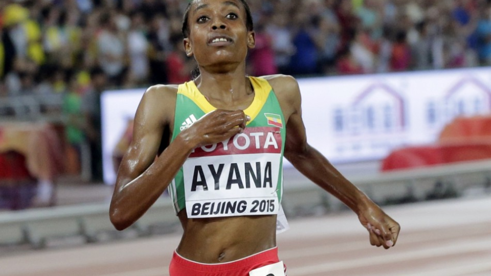 Etiópska bežkyňa Almaz Ayanová.