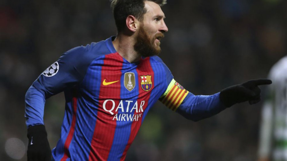  Na snímke hráč Barcelony Lionel Messi.