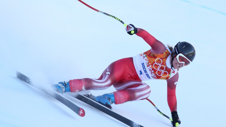  Švajčiarska lyžiarka Fabienne Suterová, archívna snímka