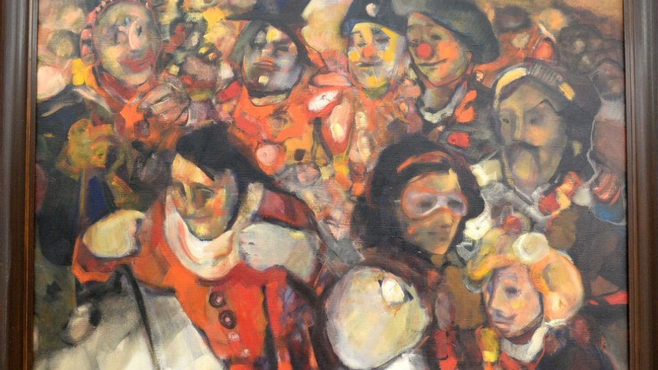 Výstava obrazov Štefana Roskoványiho (1946 – 2002) pri príležitosti jeho nedožitého jubilea v Múzeu Vojtecha Löfflera v Košiciach 9. decembra 2016. Výstava predstavuje maliara, bohéma bytostne spojeného s Košicami dielom ale i životom. Jeho obrazy majú nezameniteľný autorský rukopis a jedinečnú farebnosť s mimoriadnym cítením (koloristický hedonizmus). Na snímke obraz s názvom Karneval II 1991.