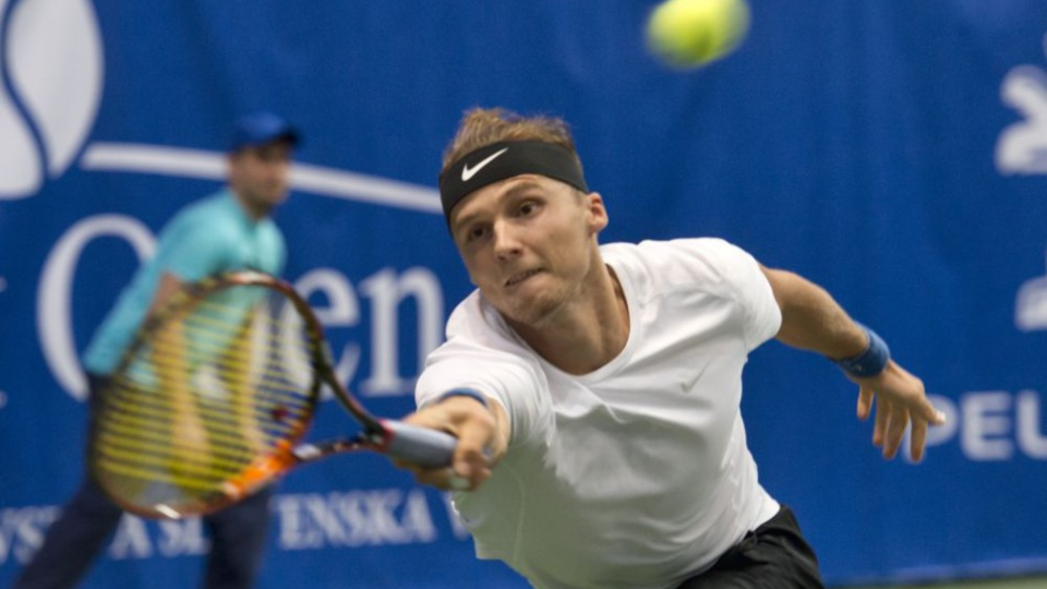Na snímke slovenský tenista Jozef Kovalík.
