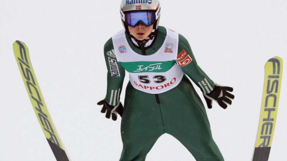 Nórska skokanka na lyžiar Maren Lundbyová na ženskom Svetovom pohári v japonskom Sappore, 15.1.2017.