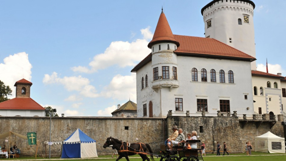 Na snímke Budatínsky hrad počas slávnostného otvorenia zrekonštruovaných hradných priestorov  31. júla 2016 v Žiline.