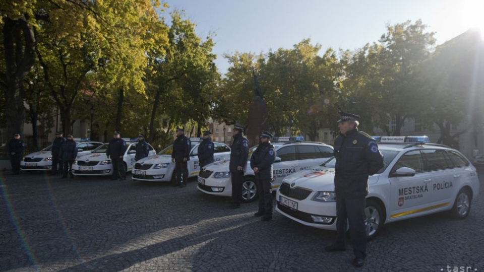 Mestskí policajti hlavného mesta SR Bratislavy.