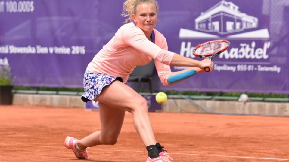 Na snímke česká tenistka Kateřina Siniaková.