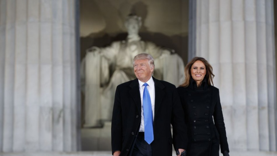 Donald Trump a jeho manželka Melania Trumpová.