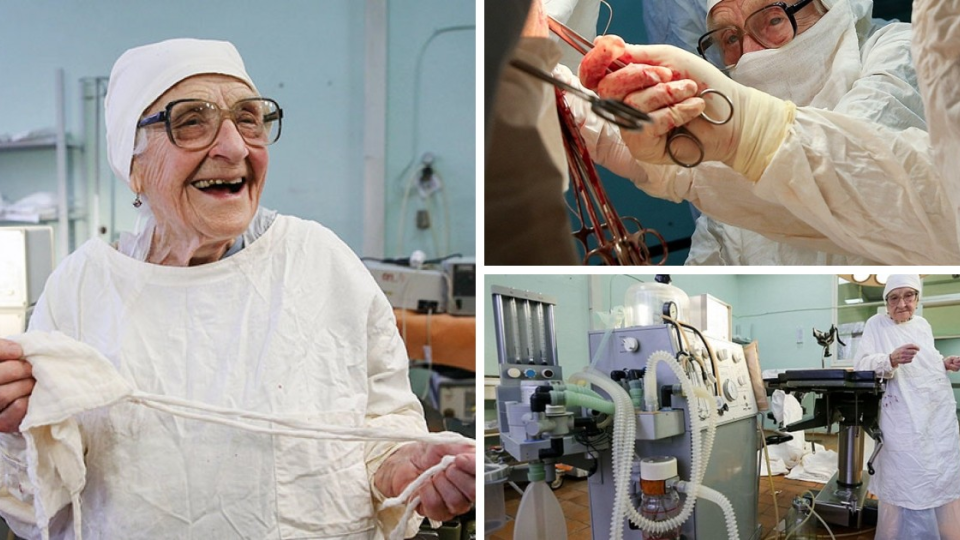 89-ročná babička sa vo svojom veku ešte stále aktívne venuje chirurgii.