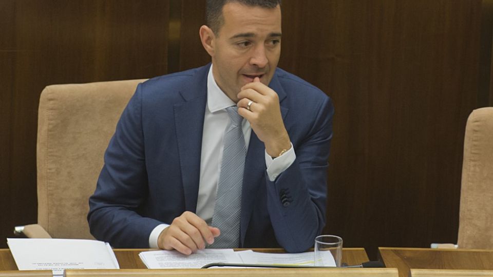 Na snímke minister zdravotníctva SR Tomáš Drucker (nominant Smeru-SD).
