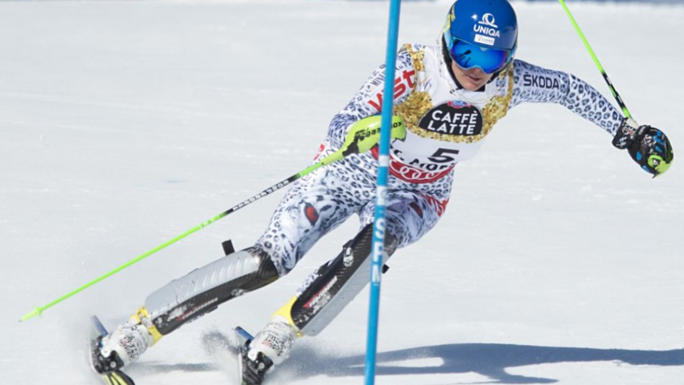 Na ilustračnej snímke slovenská lyžiarka Veronika Velez-Zuzulová. 