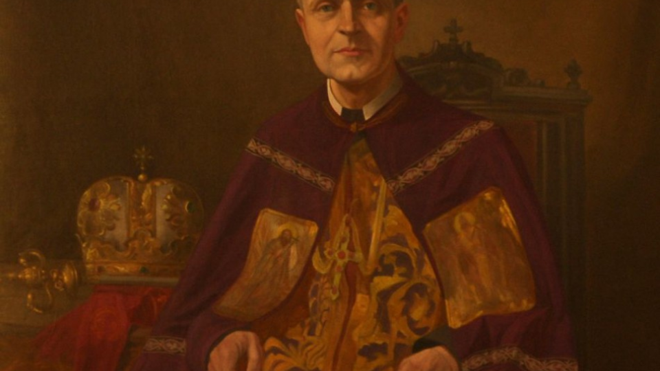 Na obraze je gréckokatolícky kňaz a biskup PAVOL PETER GOJDIČ.