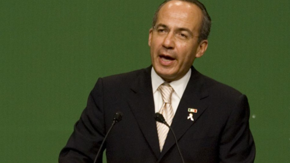 Bývalý mexický prezident Felipe Calderón počas úvodného prejavu na 17. ročníku medzinárodnej konferencie o AIDS.