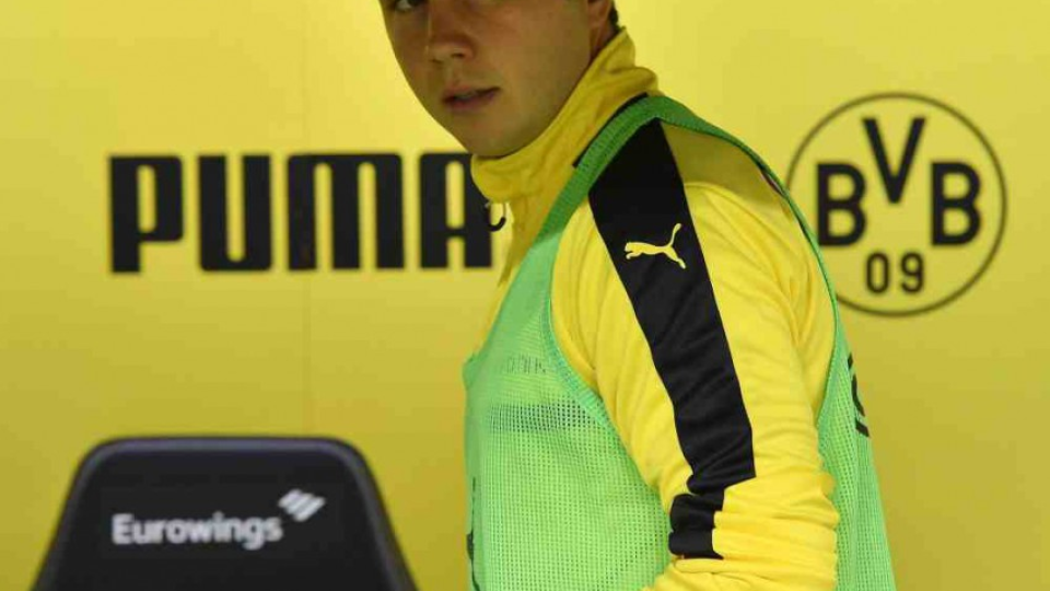 Futbalista Dortmundu Mario Götze