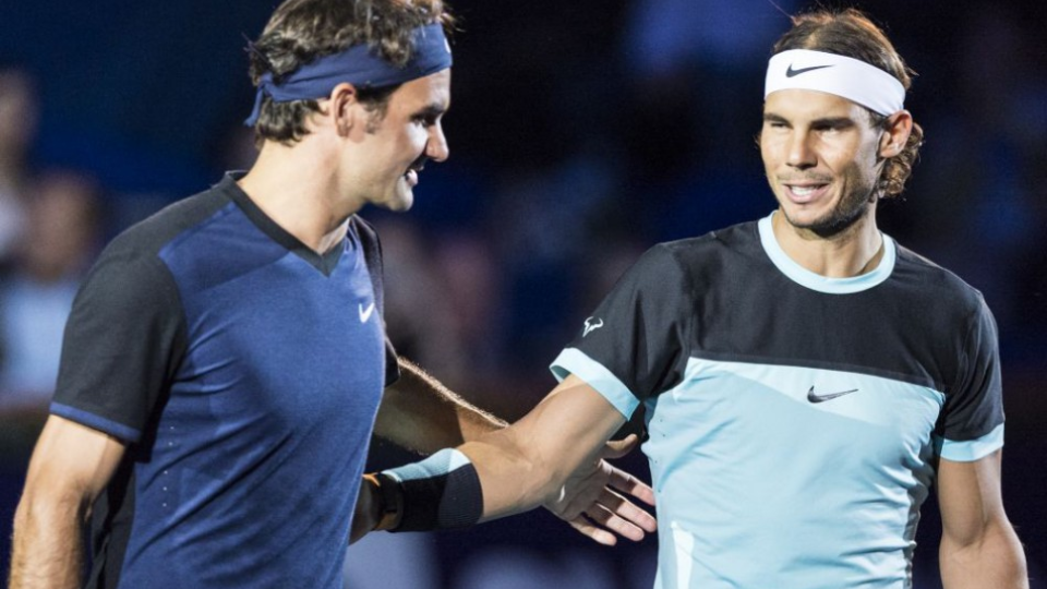 Švajčiarsky tenista Roger Federer (vľavo) a Španiel Rafael Nadal, archívna snímka.