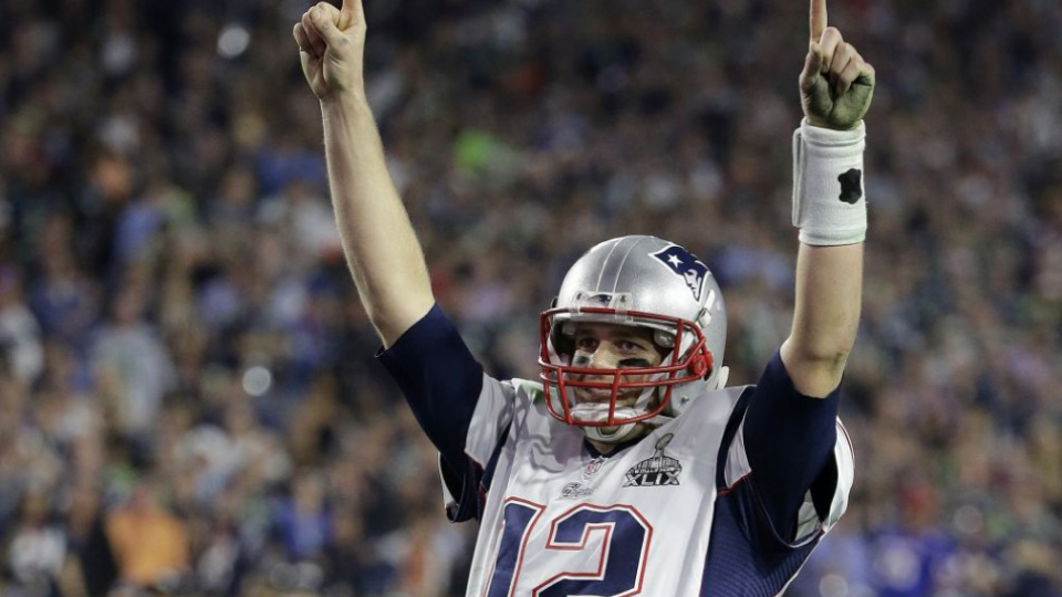 Tom Brady z New England Patriots.