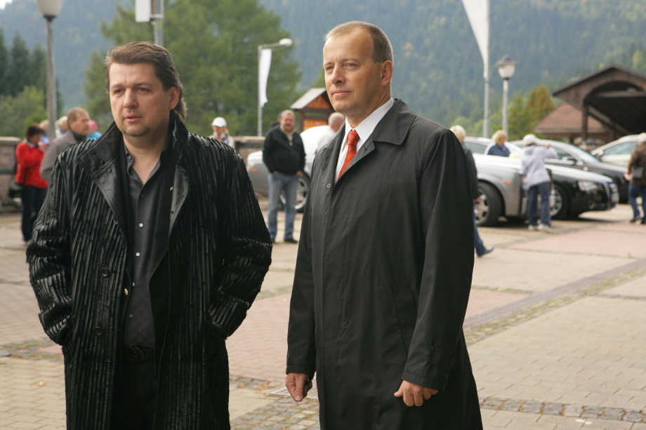 Podnikateľ Ladislav Bašternák (vľavo).