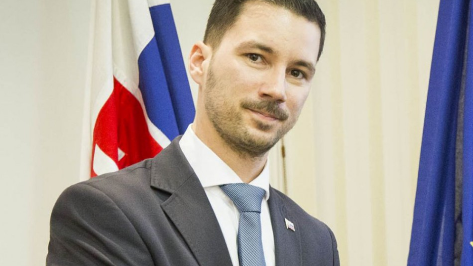 Na snímke štátny tajomník Ministerstva zahraničných vecí a európskych záležitostí (MZVaEZ) SR Lukáš Parízek. 